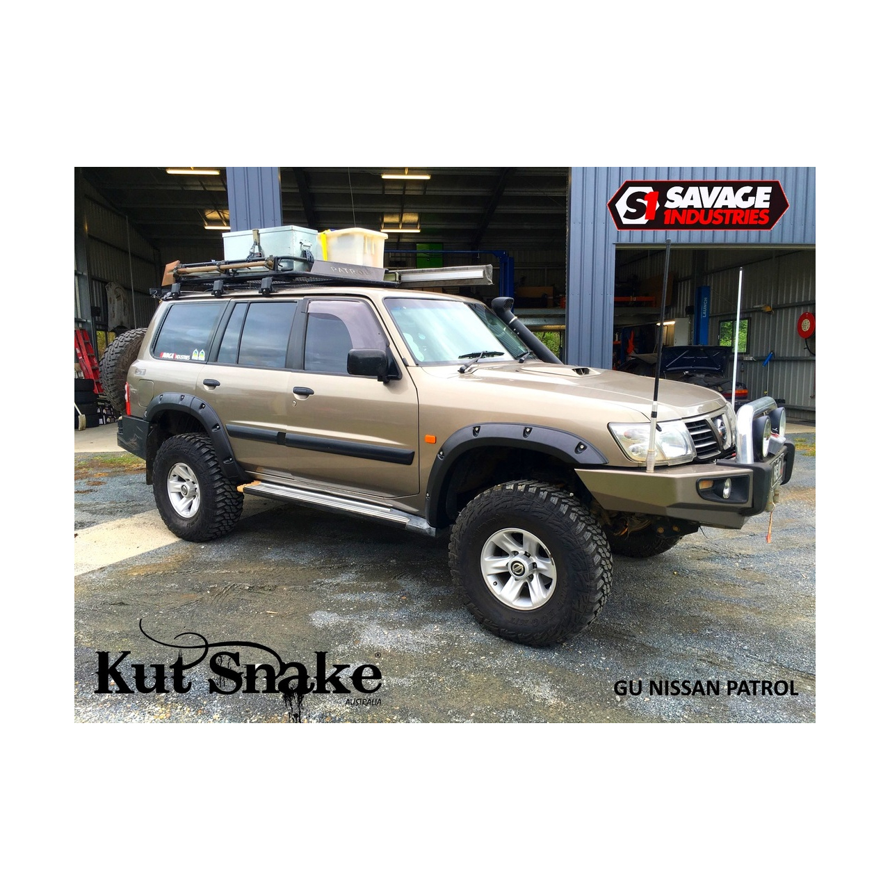 Poszerzenia błotników Nissan Patrol Y61 5D 1997-2004  - szerokość 50mm