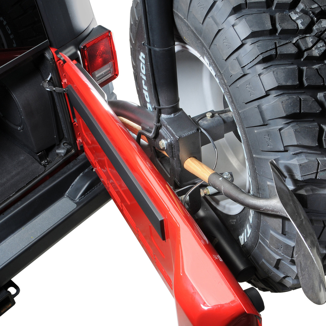 Mocowanie koła zapasowego zderzaka AEV - Jeep Wrangler JK 07-18