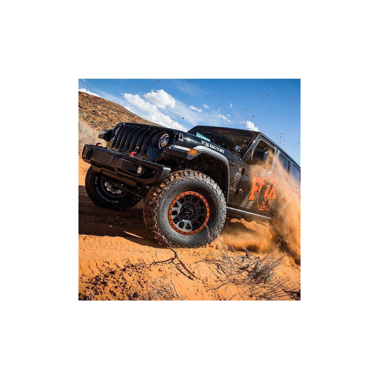 Amortyzator gazowy przód Fox Performance 2.0 Reservoir Lift 2-3" Wrangler JL 2018+