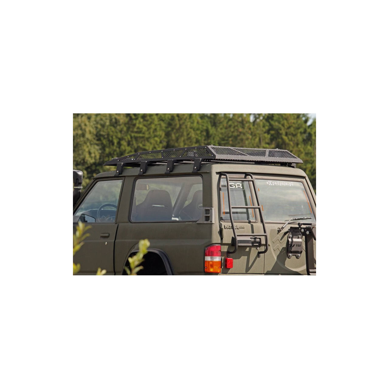 Bagażnik dachowy koszowy Nissan Patrol Y61 długa wersja 5D