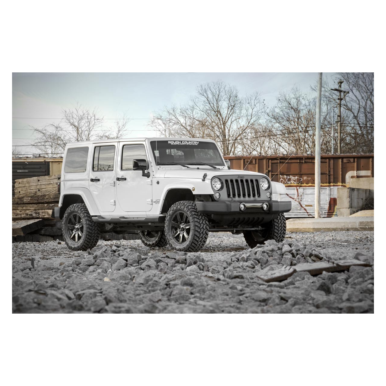 2,5''  Rough Country Lift Kit - Jeep Wrangler JK 4 drzwi
