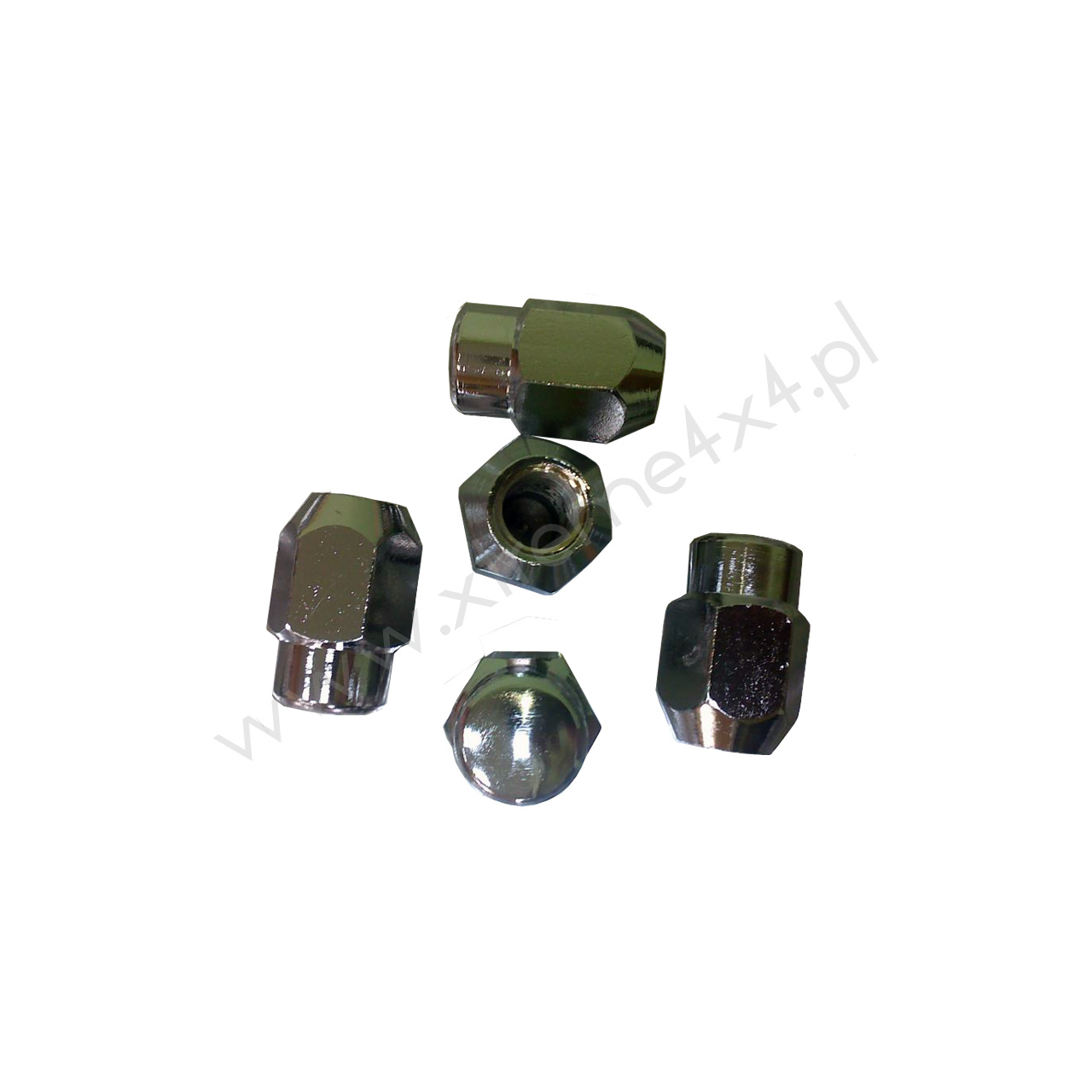 Nakrętki chrom zamknięte felgi alu/stal 14x1,5 35mm klucz 21