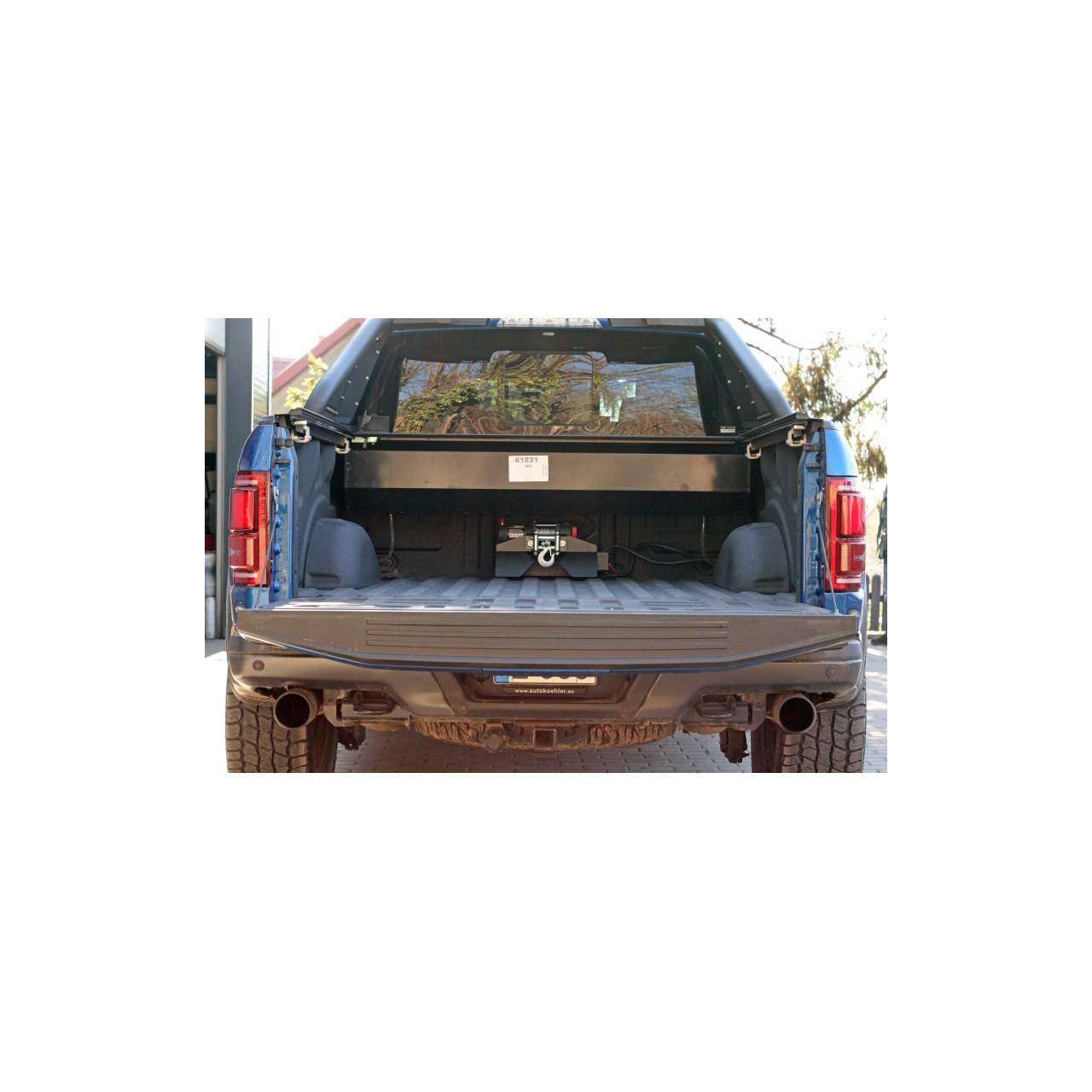 Płyta pod wyciągarkę na pakę, pick up niska