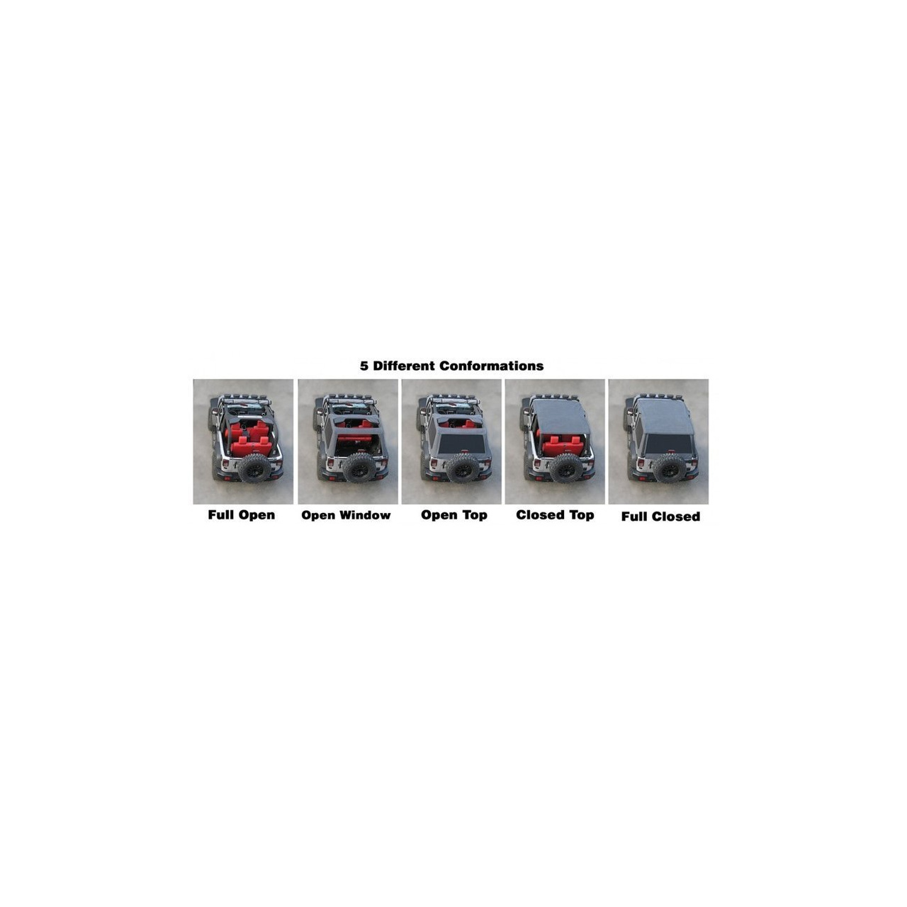  JEEP WRANGLER JL 2018+ 4D dach Suntop bezstelażowy