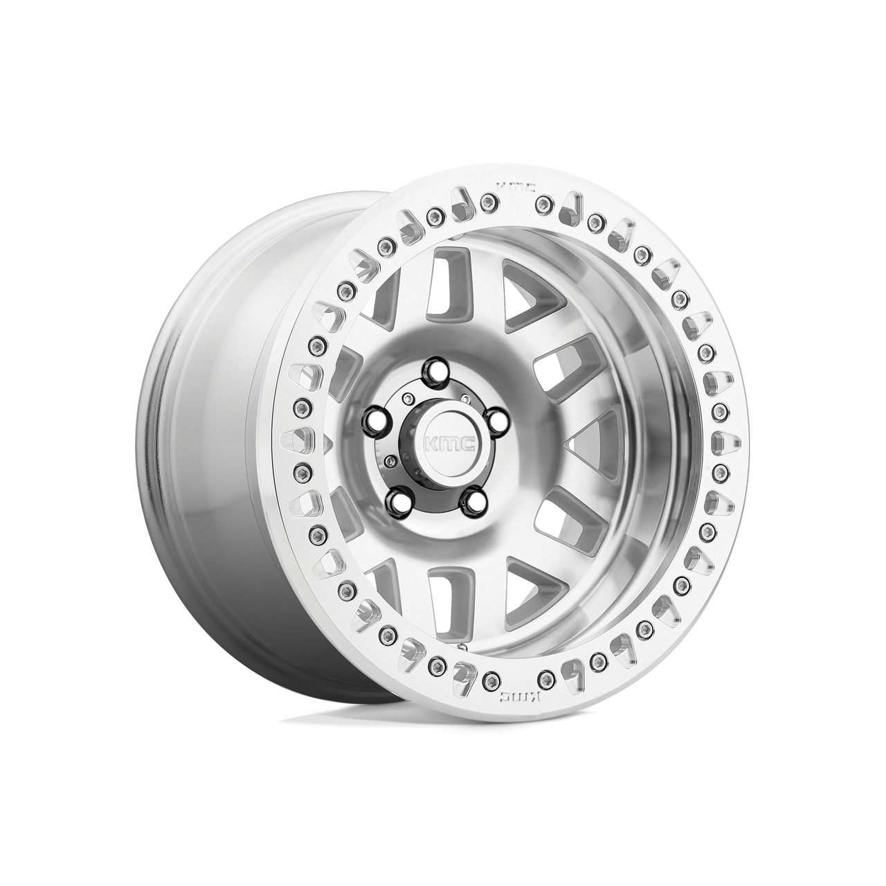 Felgi aluminiowe 17"  KMC beadlock Machined 17x9 ET-38 6x139,7 