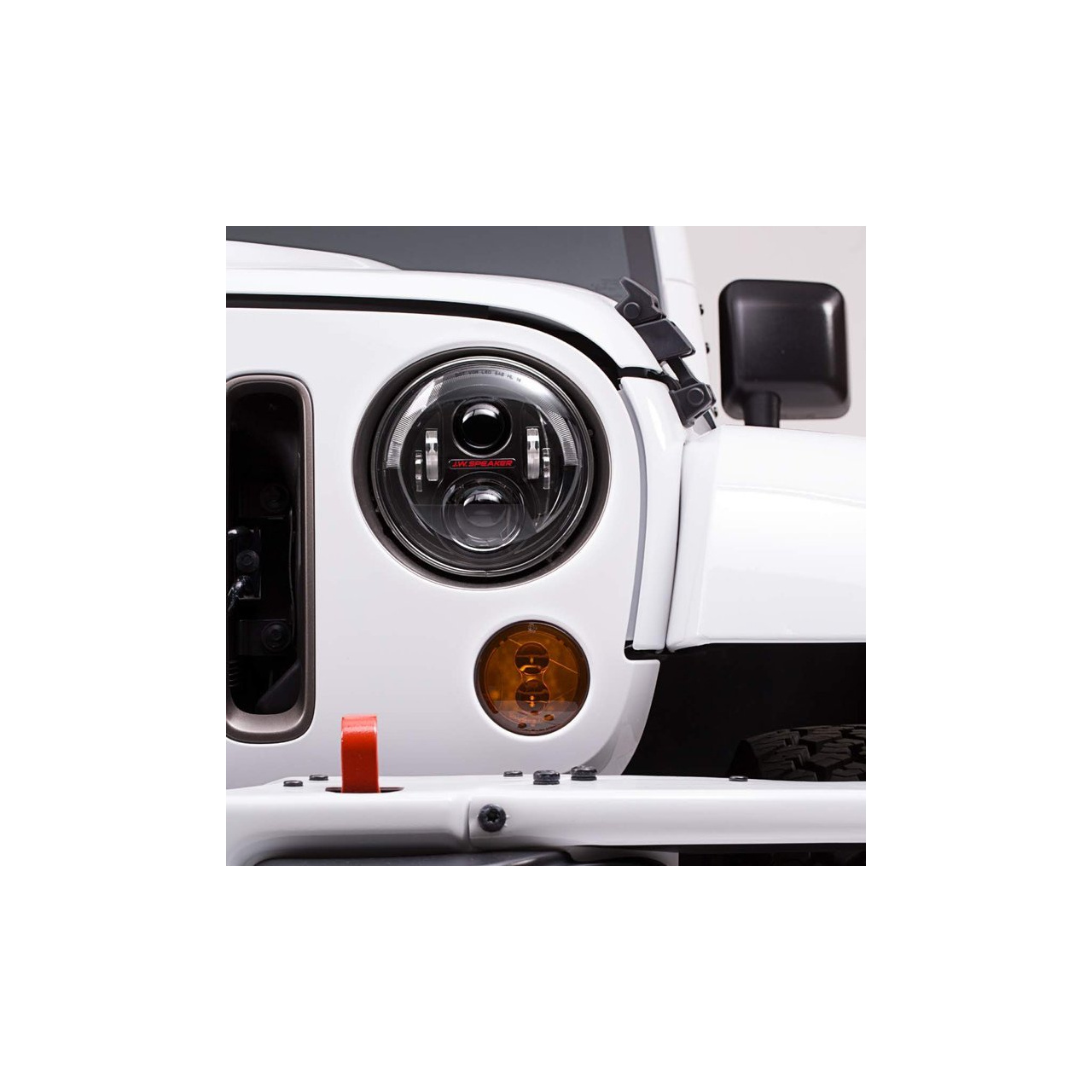 Reflektory przednie LED JW Speaker 8700 Evolution J2 Czarne - Jeep Wrangler JK