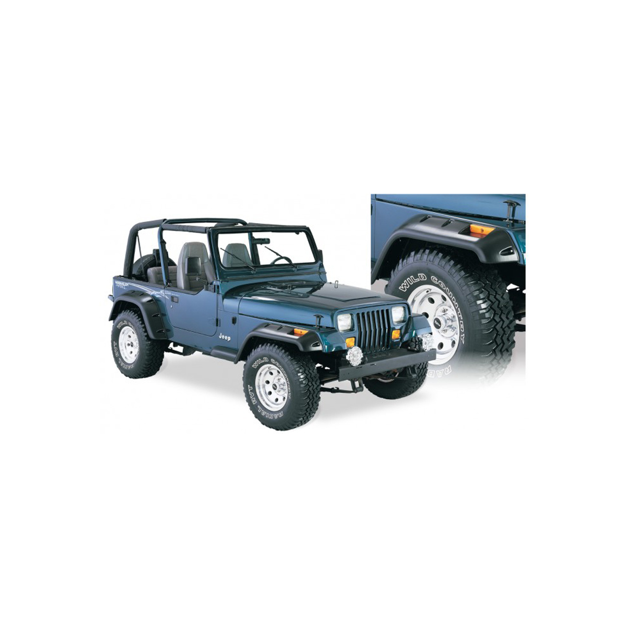 POSZERZENIA FLARY ORYGINAŁ BUSHWACKER JEEP YJ