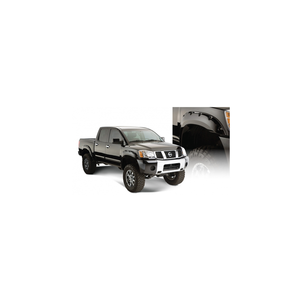 Poszerzenia nadkoli BUSHWACKER - Nissan Titan 04-14
