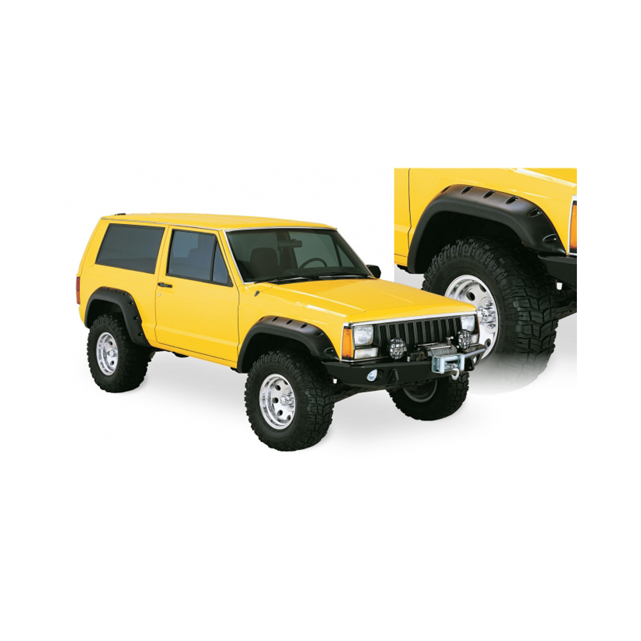 Poszerzenia nadkoli BUSHWACKER Cut-Out Style - Jeep Cherokee XJ 2 Drzwi
