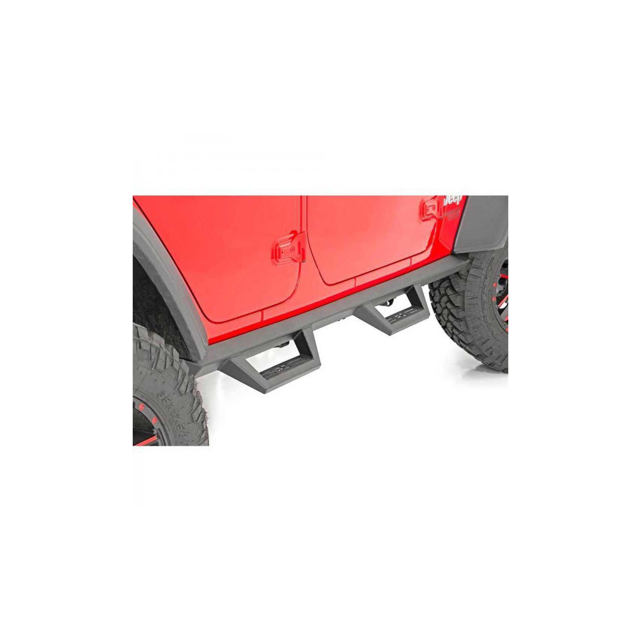 Progi, Stopnie Rough Country Drop Steps - Jeep Wrangler JL 4-Drzwi