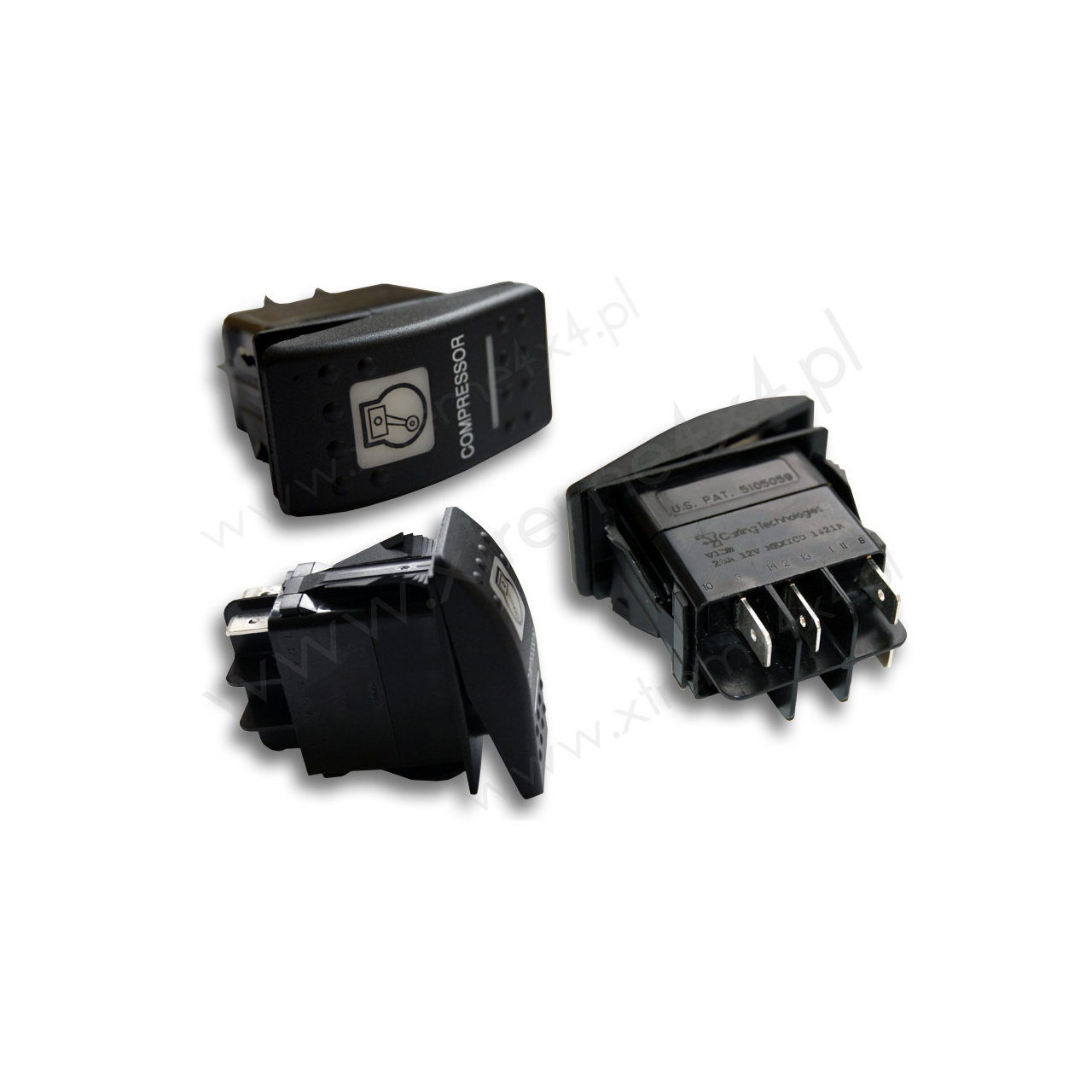 PRZEŁĄCZNIK CARLING DO KOMPRESORA PODŚWIETLANY