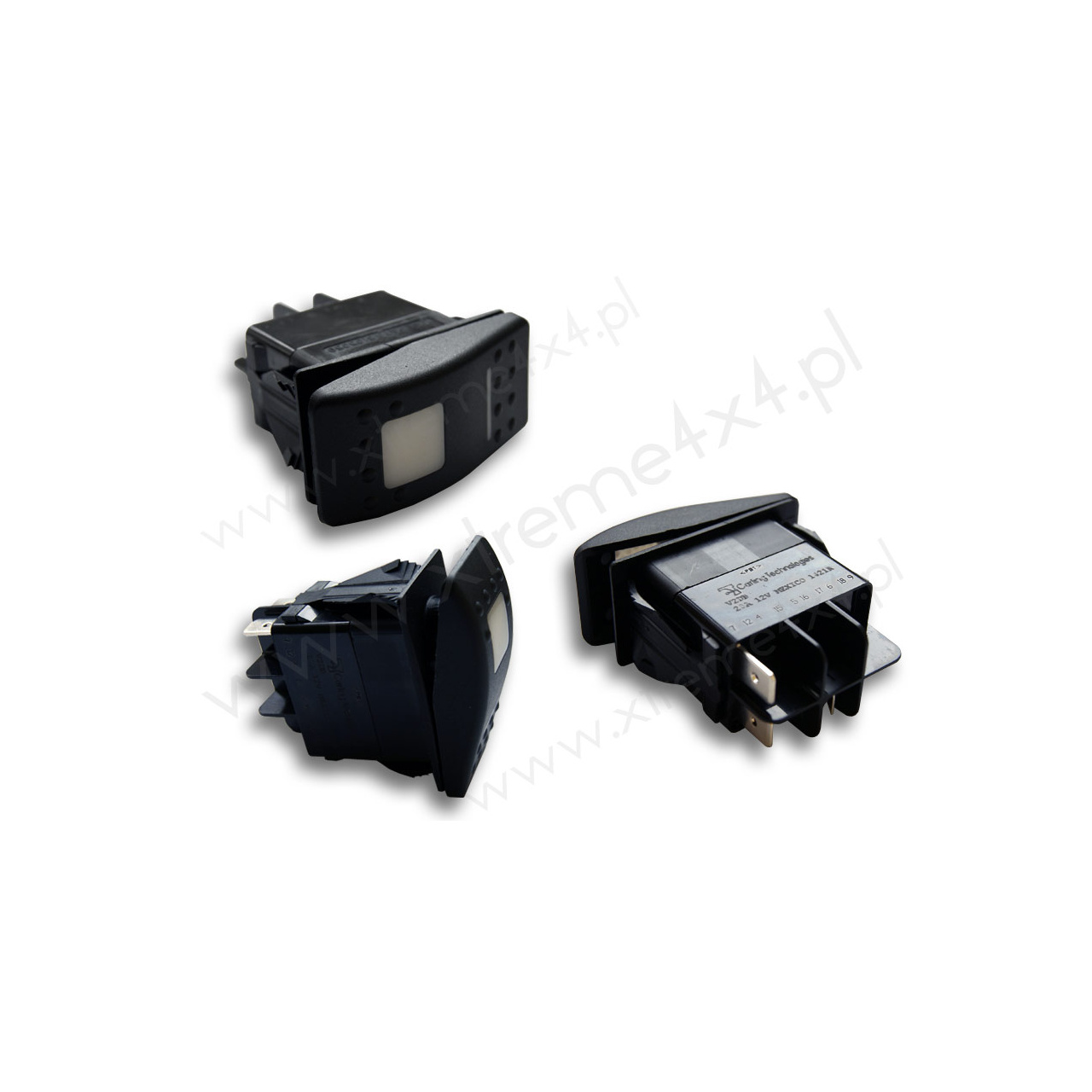 PRZEŁĄCZNIK CARLING CHWILOWY ON-OFF PODŚWIETLANY