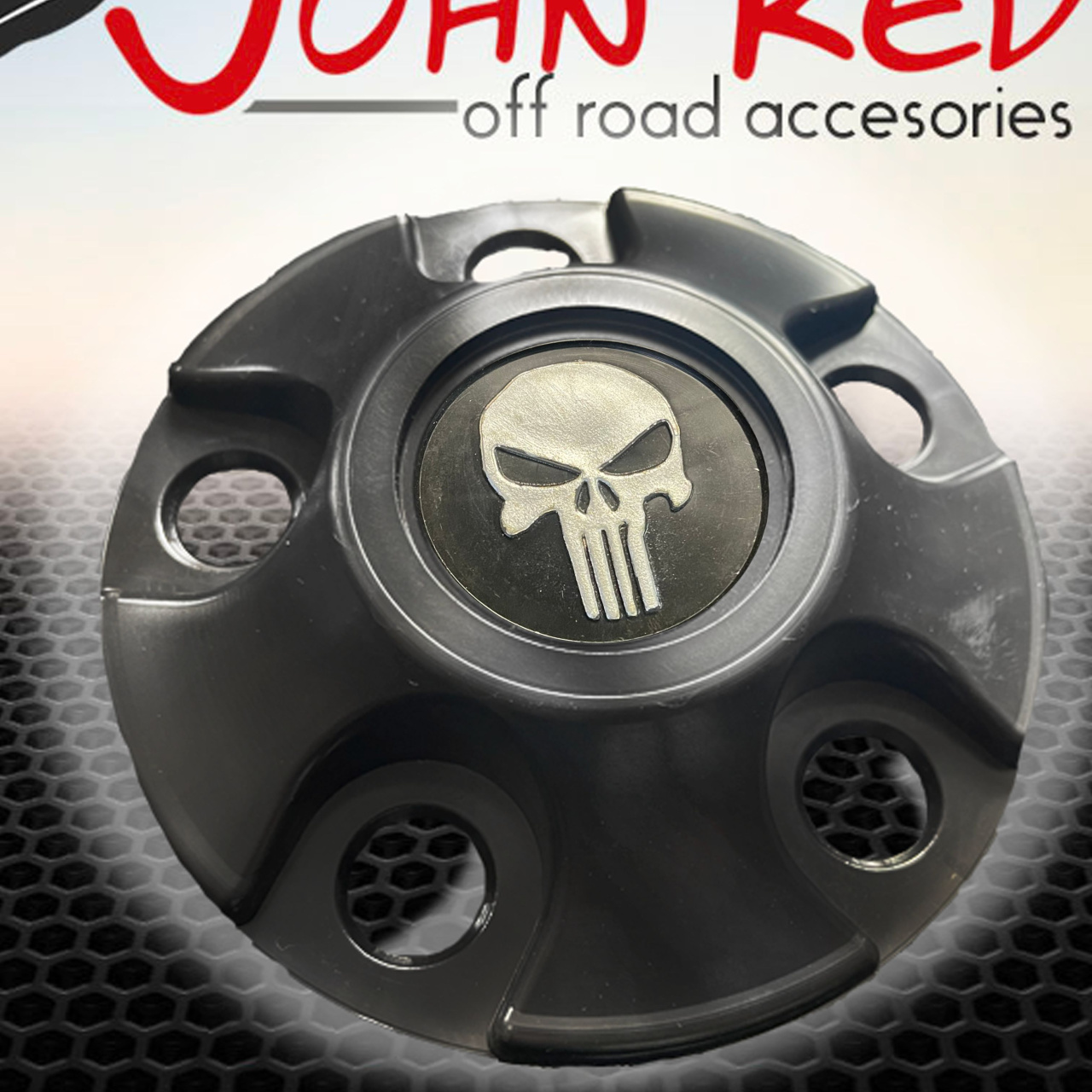 Komplet 4 sztuk dekieleków czarnych do felg o rozstawie 5x114,3 pod nakrętki JEEP