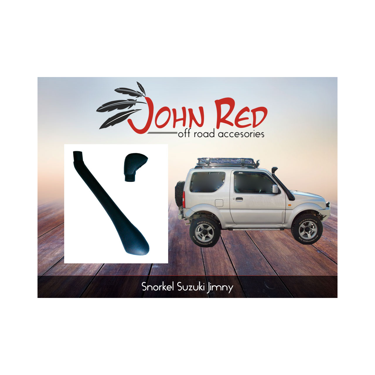 Snorkel Suzuki Jimny wykonany z LLDPE