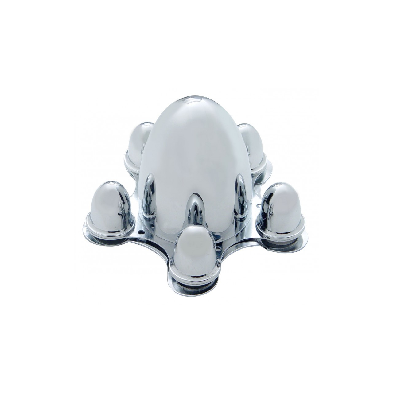 Chromowany dekiel Spider caps rozstaw 5x139,7