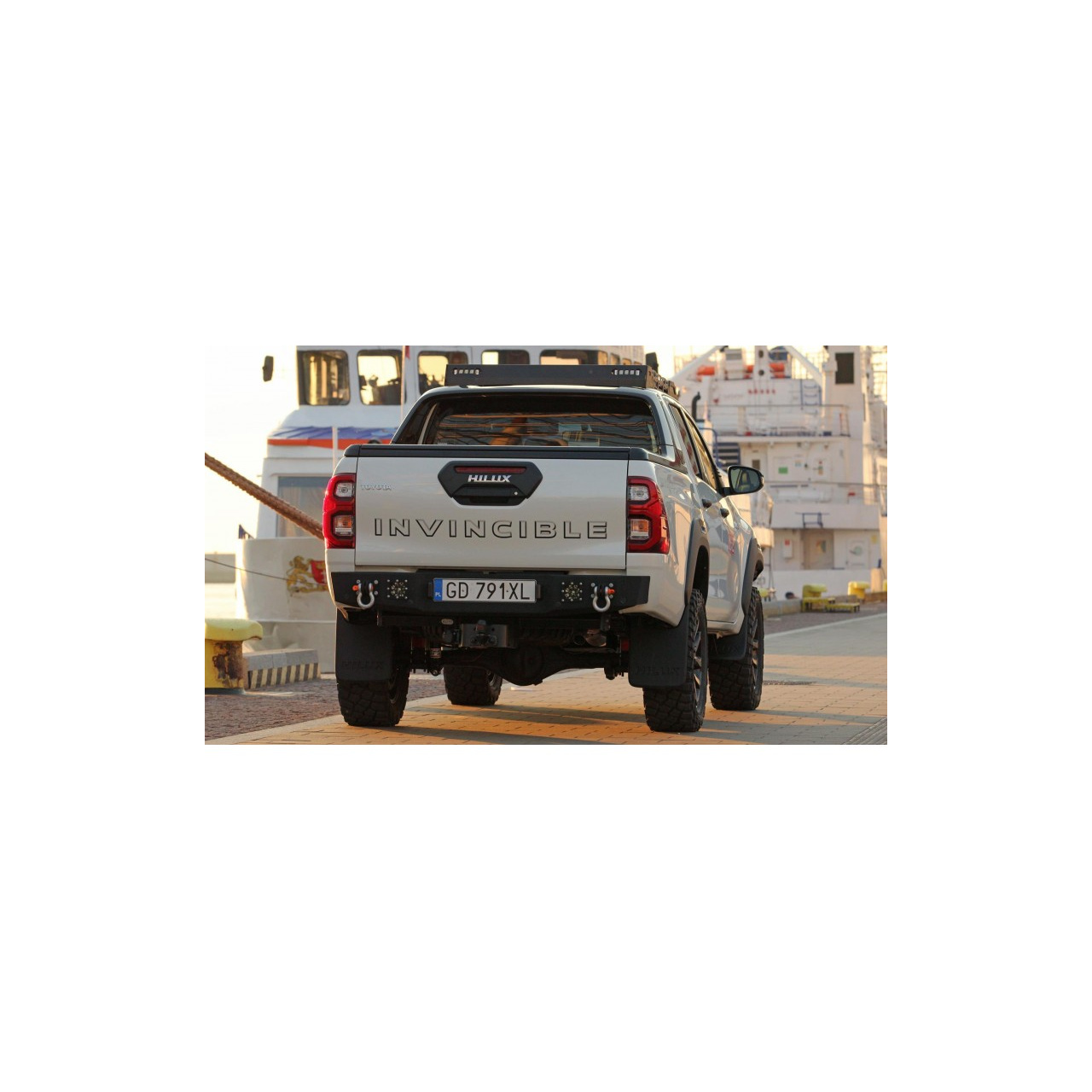 ZDERZAK TYLNY MORE4x4 TOYOTA HILUX REVO