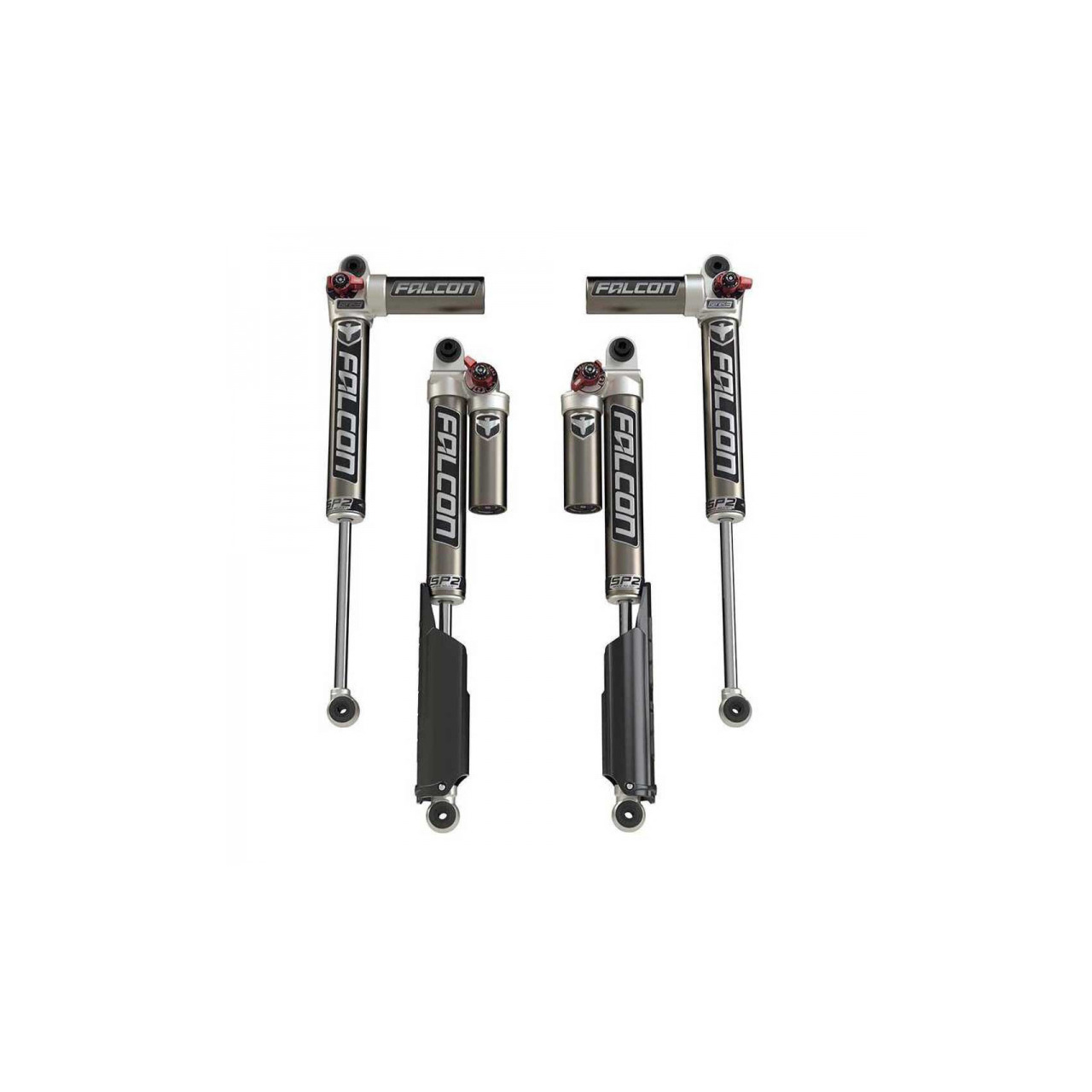 Zestaw amortyzatorów TeraFlex Falcon SP2 3.3 Fast Adjust Piggyback Lift 2-4,5" - Jeep Wrangler JL