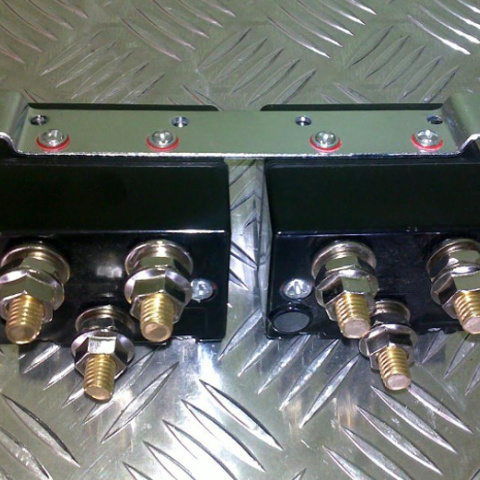 Przekaźnik sterujący do wyciagarki, podwójny, wodoszczelny 12V 4