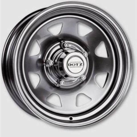 Dotz Dakar Silver ET06 15x6 6x139,7 CB 110 Nissan Patrol, Navara