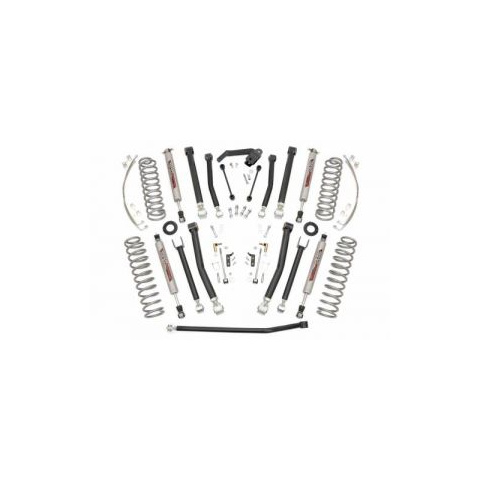 4'' Rough Country X Series Lift Kit - Jeep Wrangler JK 4 drzwi