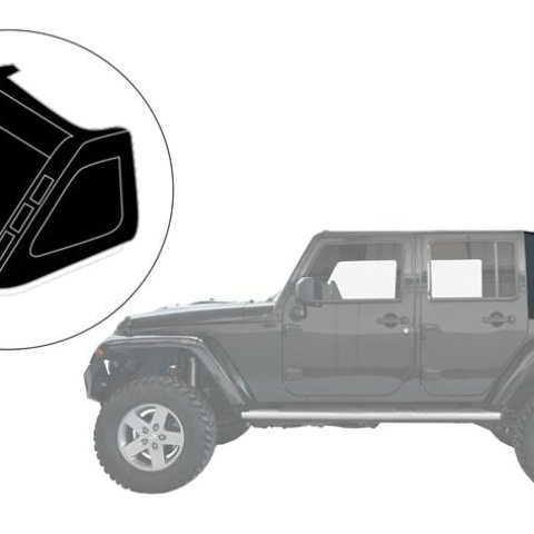 Pokrycie Dachu Fastback - Jeep Wrangler JK 4 Drzwi