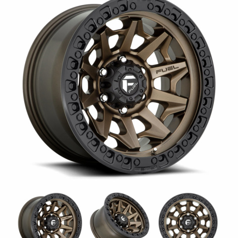 Felga aluminiowa 9x18'' 5x127 ET1 lub 20 lub -12 Fuel Covert Bronze Jeep Wrangler