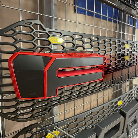 Promocja!!! Grill Raptor z oświetleniem LED Ford Ranger PX T8 2019+ czerwony