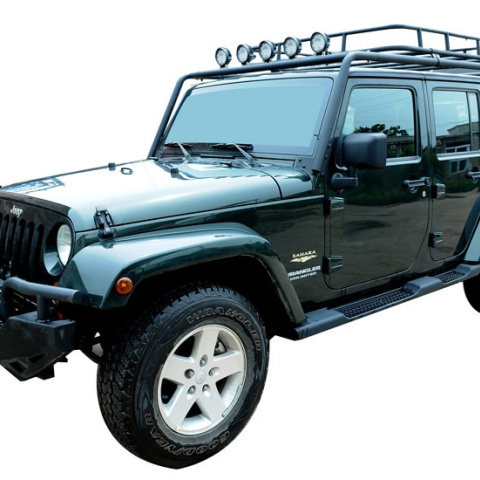 BAGAŻNIK DACHOWY Z KOSZEM PARAMOUNT AUTOMOTIVE JEEP WRANGLER 4D