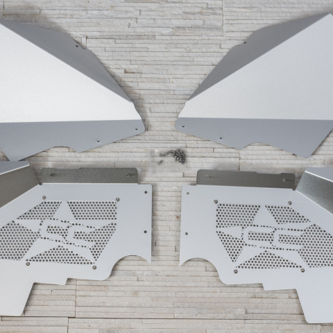  JEEP WRANGLER JK WEWNĘTRZNE ALUMINIOWE NADKOLA PRZEDNIE WENTYLOWANE