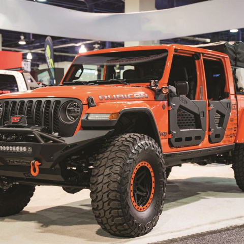  JEEP WRANGLER JL 2018+ 4D DRZWI POŁÓWKOWE KOWBOJKI Z LUSTERKAMI