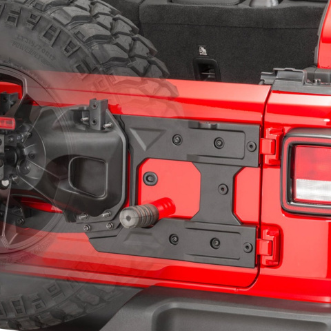 JEEP WRANGLER JL 2018+ WZMOCNIONE MOCOWANIE KOŁA ZAPASOWEGO