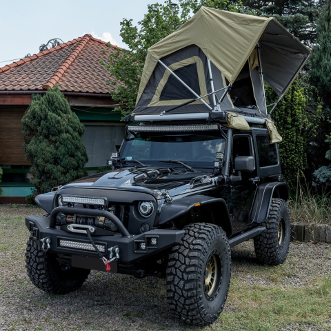  NAMIOT DACHOWY NORMANDY Z SIŁOWNIKAMI PNEUMATYCZNYMI 200X120X70/110CM WRANGLER JK, JL 2007-2019
