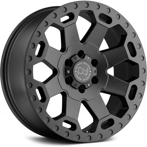 Felgi aluminiowe Black Rhino Model Warlord Gun Metal 17x8 ET35 VW AMAROK ITP.