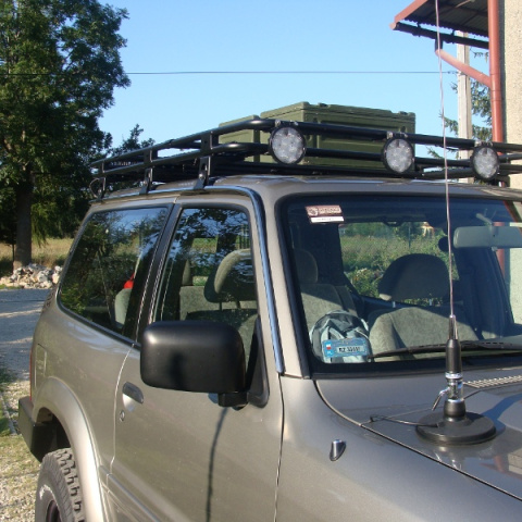 Bagażnik dachowy Nissan Patrol Y61 krótki z siatką.