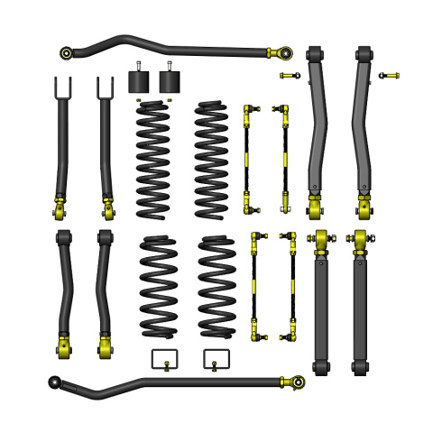 Lift Kit Zawieszenia 2.5" Premium Clayton - Jeep Wrangler JL