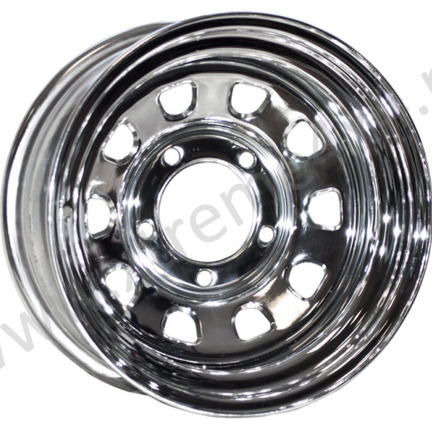 JOHN RED CHROME A07 Et -40 16x8 6x139,7 Nissan Toyota Mitsubishi