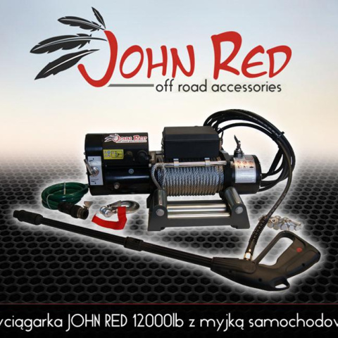 Nowość!!! Wyciągarka elektryczna John Red z myjnią wysokociśnien