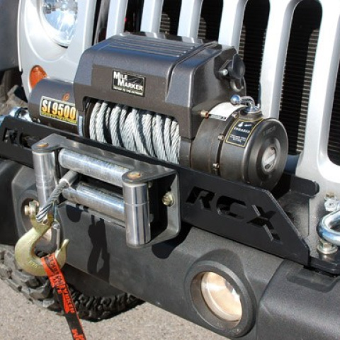 Płyta pod wyciągarkę z mocowaniem szekli Rough Country - Jeep JK