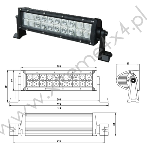 PANEL LED CREE 20x3W 4200Lm
