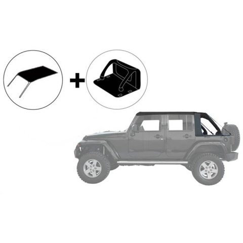  JEEP WRANGLER JL 2018+ 4D dach Suntop bezstelażowy cargo ze ścianką