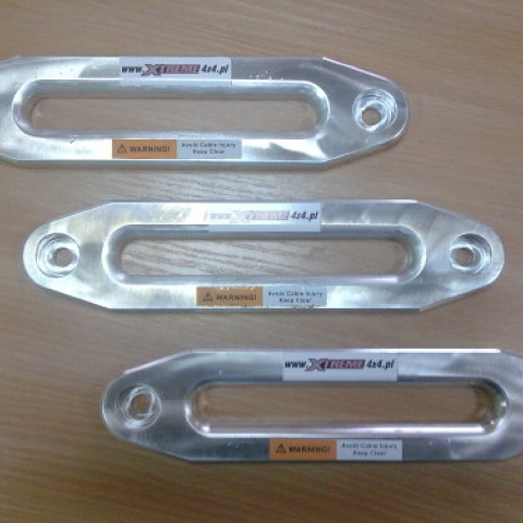 Prowadnica ślizgowa do liny syntetycznej