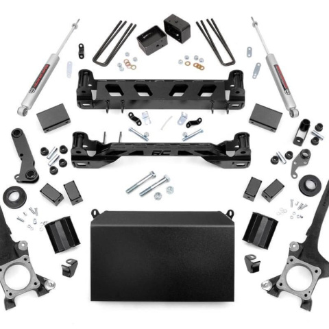 4 cale Rough Country Lift Kit Zawieszenia - Toyota Tundra 4WD 16+
