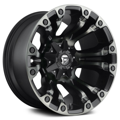 Felgi aluminiowe 17" Fuel Vapor 17x9 ET-12 6x135/139,7 Matte Black Double Dark Tint Toyota Ford 