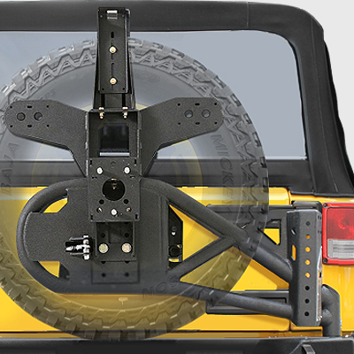 SB76857 Smittybilt mocowanie koła zapasowego XRC SRC Gen2 Jeep Wrangler JK